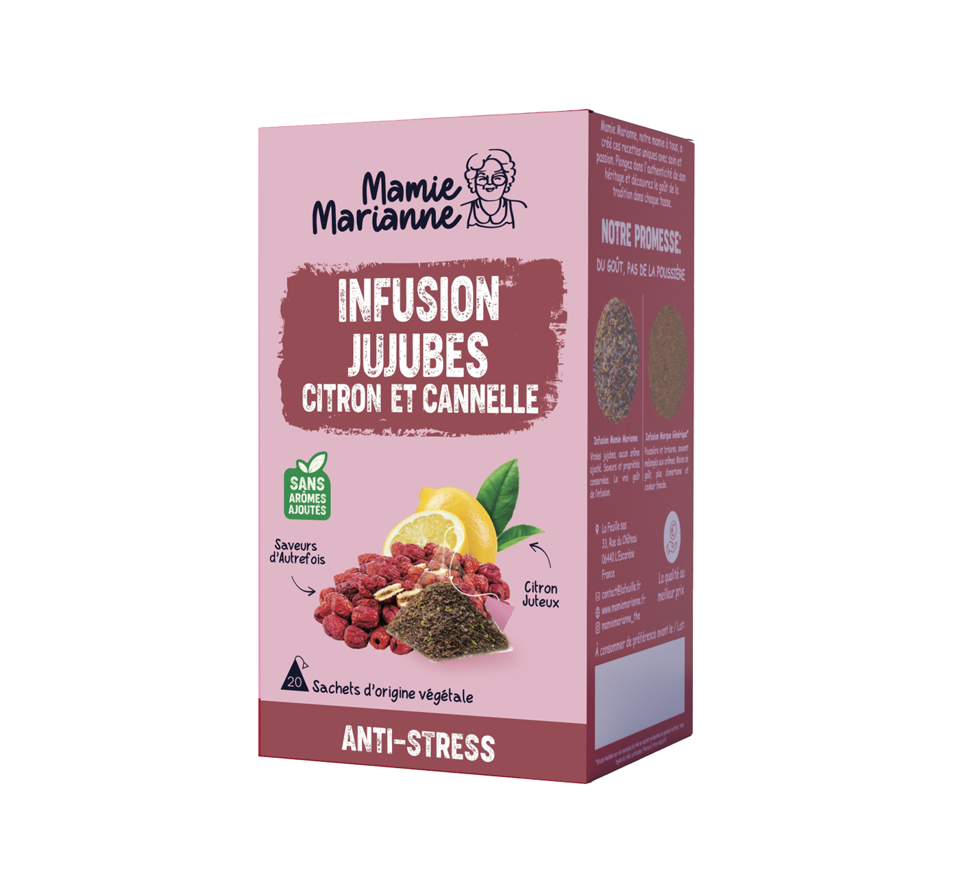 Infusion aux Jujubes, Citron et Cannelle