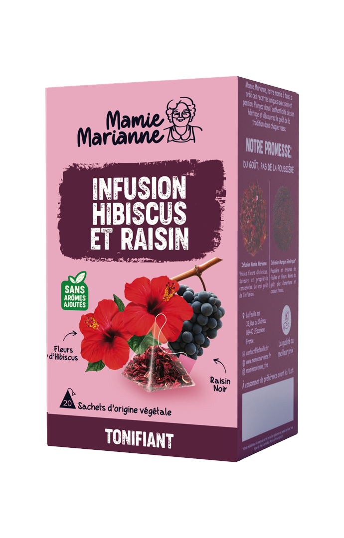 Infusion Hibiscus et Raisin