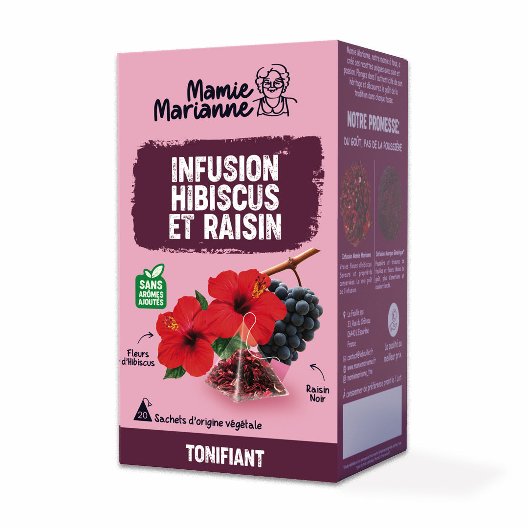 Infusion Hibiscus et Raisin