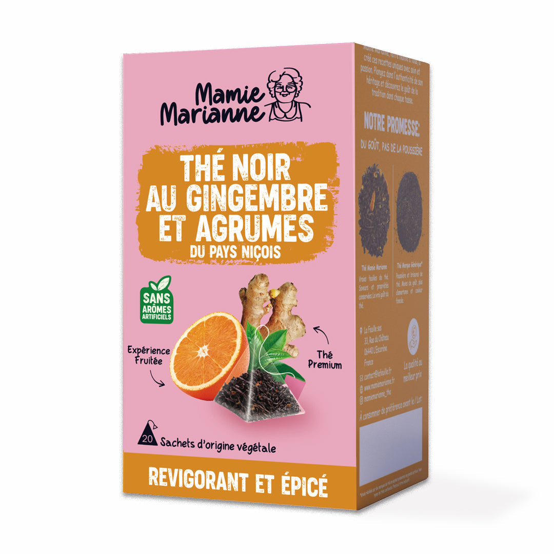Thé Noir au Gingembre et Agrumes 